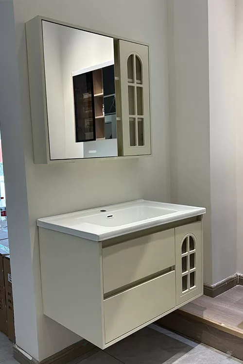 Wall-Mounted PVC Bathroom Vanity