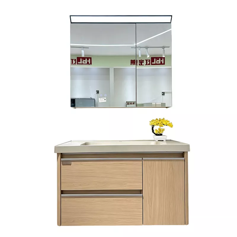 Tocador de baño residencial de madera maciza multicapa